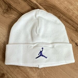 Infant Newborn Jordan Jumpman Beanie White Cap